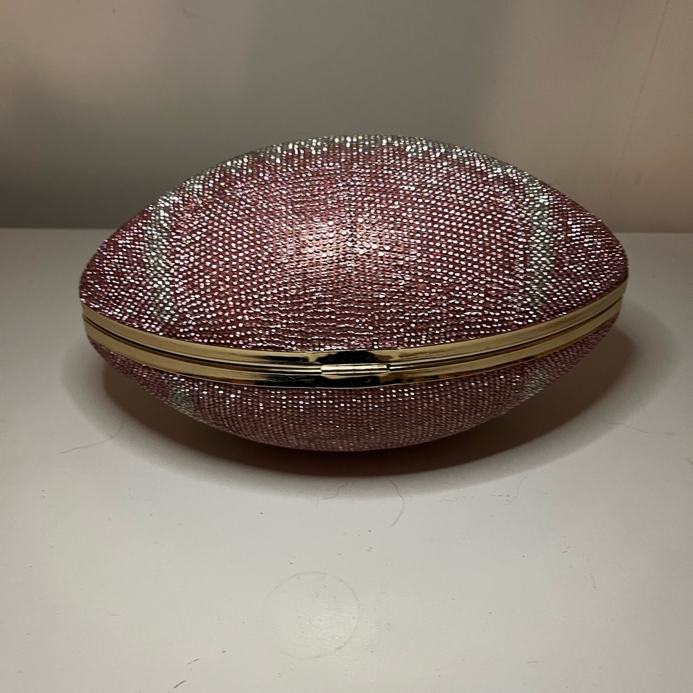Pink Rhinestone Football bag - Picture 3 of 4